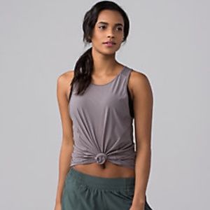 Lululemon Sculpt II Tank Sz 8 Galaxy Grey